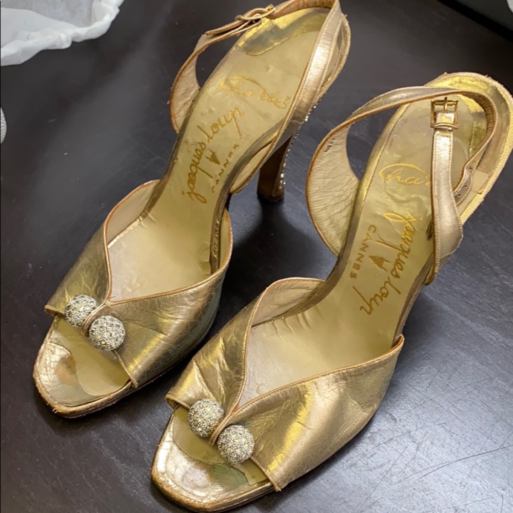 Charles Jacques Loup Heels Sz 5 - Picture 7 of 16